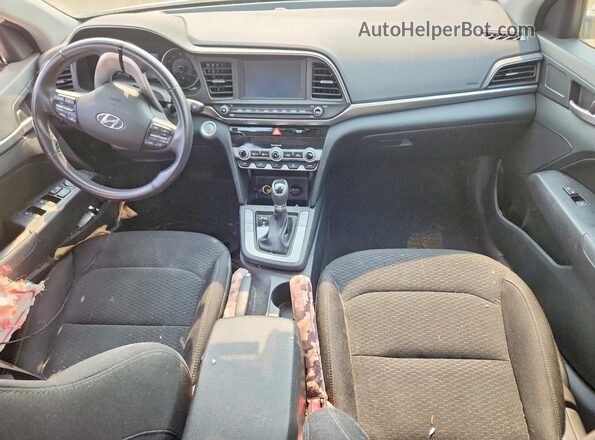 5NPD84LF5LH504553 2020 HYUNDAI ELANTRA White Вид панелі приладів