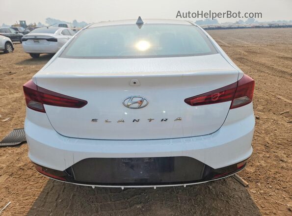 5NPD84LF5LH504553 2020 HYUNDAI ELANTRA White Вид ззаду