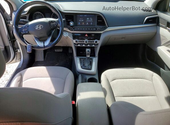 5NPD84LF5LH505069 2020 HYUNDAI ELANTRA Silver წინა პანელის ხედი