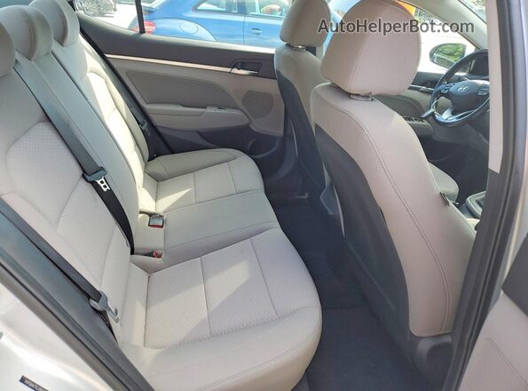 5NPD84LF5LH505069 2020 HYUNDAI ELANTRA Silver უკანა სავარძლების ხედი