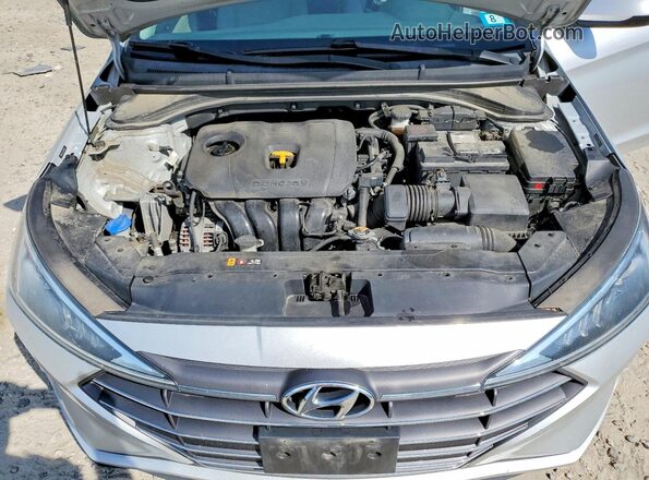 5NPD84LF5LH505069 2020 HYUNDAI ELANTRA Silver უკანა სალონის ხედი