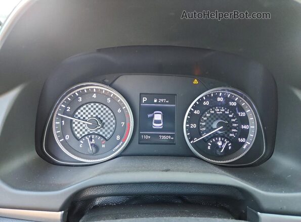 5NPD84LF5LH525970 2020 HYUNDAI ELANTRA Black ხელსაწყოთა პანელის ხედი