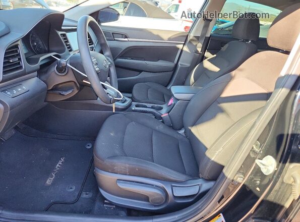 5NPD84LF5LH525970 2020 HYUNDAI ELANTRA Black წინა სალონის ხედი