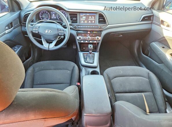 5NPD84LF5LH525970 2020 HYUNDAI ELANTRA Black წინა პანელის ხედი