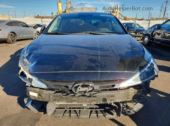 5NPD84LF5LH525970 2020 HYUNDAI ELANTRA Black წინა ხედი