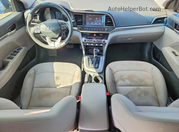 5NPD84LF5LH544079 2020 HYUNDAI ELANTRA Blue Առջևի վահանակի տեսք