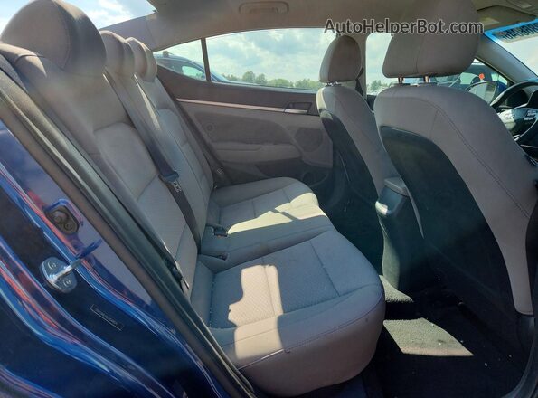 5NPD84LF5LH544079 2020 HYUNDAI ELANTRA Blue Հետևի նստատեղերի տեսք