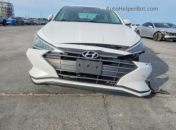5NPD84LF5LH547953 2020 HYUNDAI ELANTRA White წინა ხედი