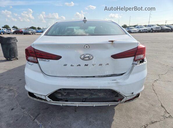 5NPD84LF5LH547953 2020 HYUNDAI ELANTRA White უკანა ხედი