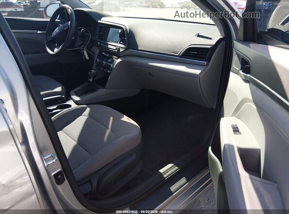 5NPD84LF5LH554613 2020 HYUNDAI ELANTRA Серебряный Вид салона спереди