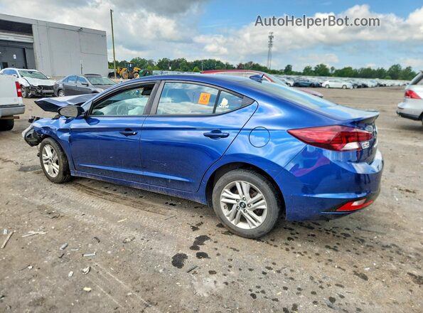 5NPD84LF5LH555437 2020 HYUNDAI ELANTRA Blue Հետևի ձախ
