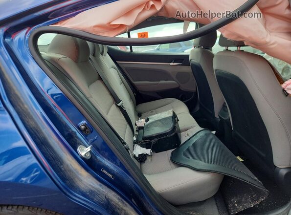 5NPD84LF5LH555437 2020 HYUNDAI ELANTRA Blue Հետևի նստատեղերի տեսք