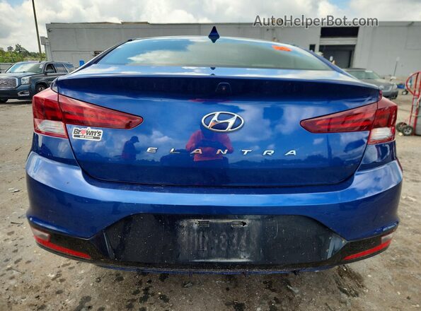 5NPD84LF5LH555437 2020 HYUNDAI ELANTRA Blue Հետևի տեսք