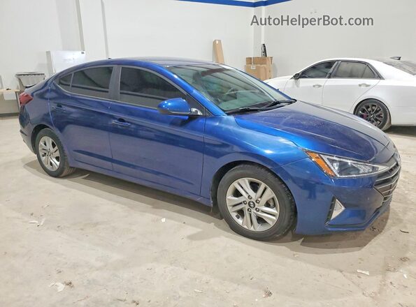 5NPD84LF5LH557057 2020 HYUNDAI ELANTRA Blue Front right