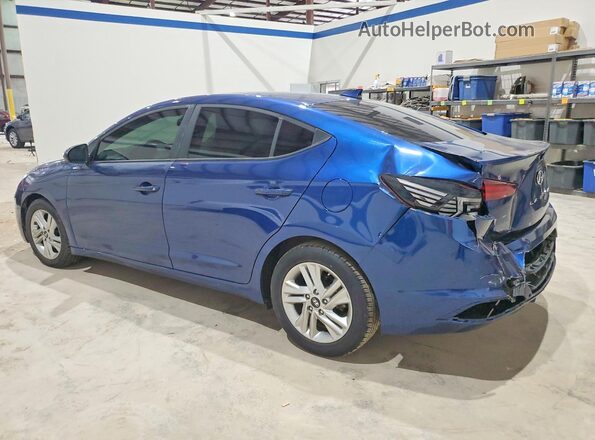 5NPD84LF5LH557057 2020 HYUNDAI ELANTRA Blue Rear left
