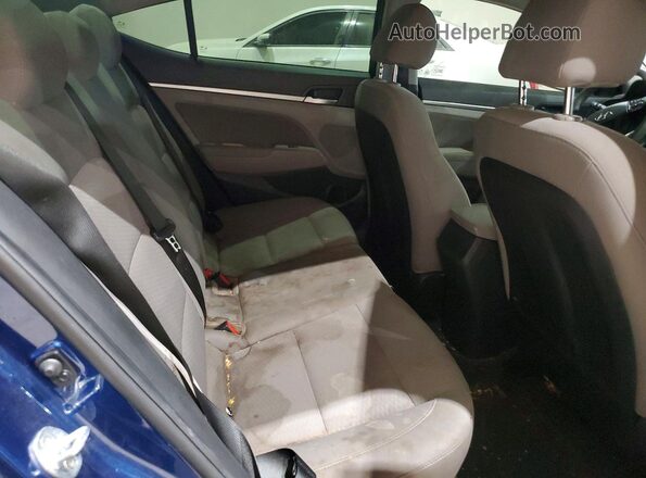 5NPD84LF5LH557057 2020 HYUNDAI ELANTRA Blue Rear seats view