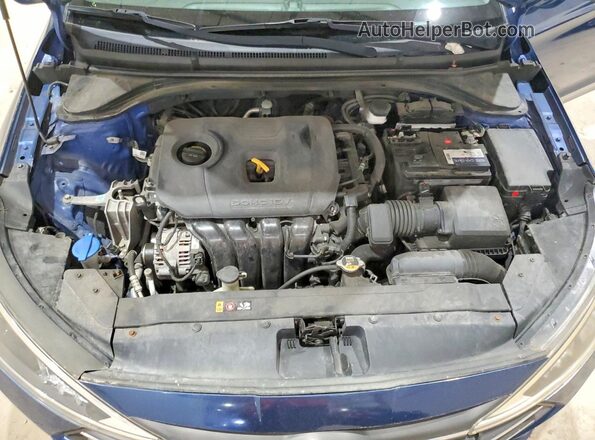 5NPD84LF5LH557057 2020 HYUNDAI ELANTRA Blue Rear interior view