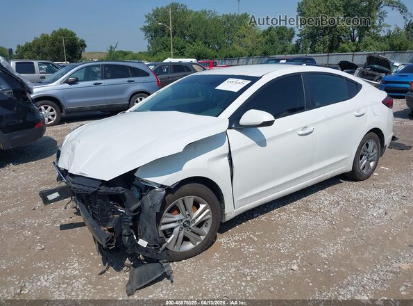 5NPD84LF5LH562727 2020 HYUNDAI ELANTRA White Front left