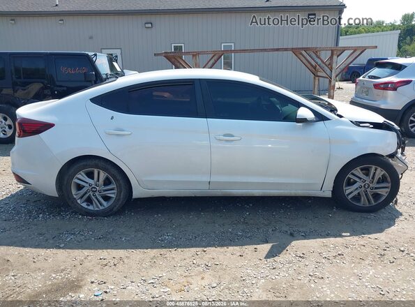 5NPD84LF5LH562727 2020 HYUNDAI ELANTRA White Rear interior view