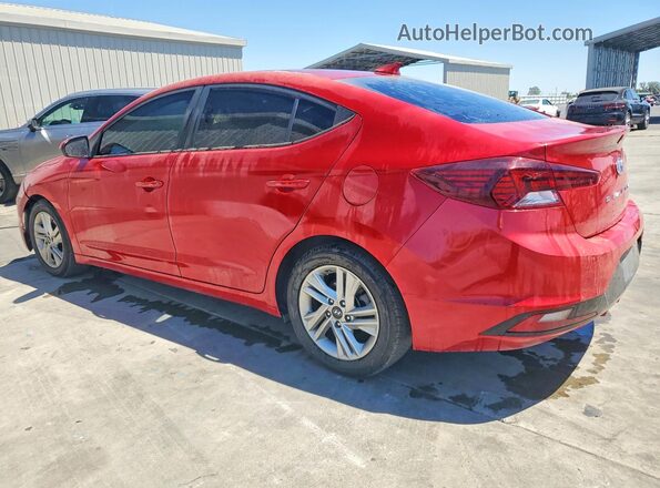 5NPD84LF5LH564090 2020 HYUNDAI ELANTRA Красный Задняя левая четверть