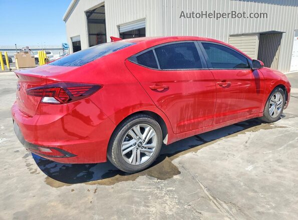 5NPD84LF5LH564090 2020 HYUNDAI ELANTRA Красный Задняя правая четверть