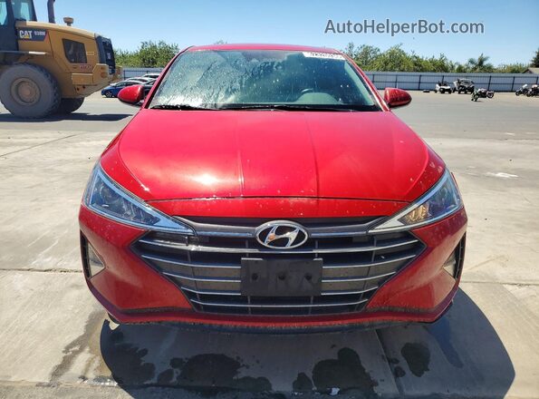 5NPD84LF5LH564090 2020 HYUNDAI ELANTRA Красный Вид спереди