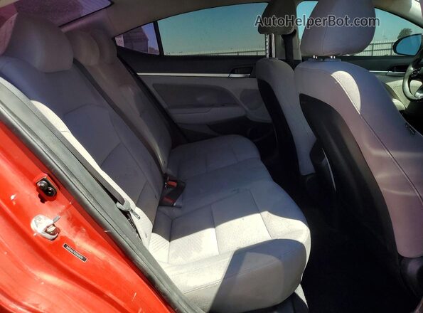 5NPD84LF5LH564090 2020 HYUNDAI ELANTRA Красный Вид задних сидений