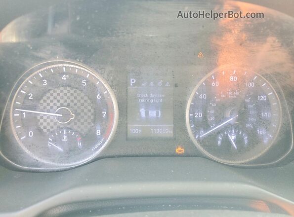 5NPD84LF5LH564090 2020 HYUNDAI ELANTRA Красный Вид щитка приборов