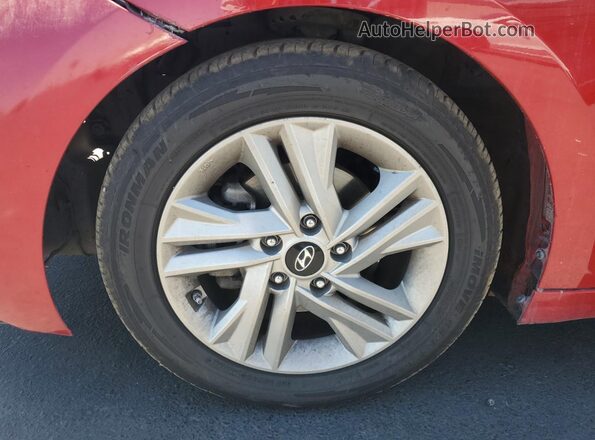 5NPD84LF5LH564090 2020 HYUNDAI ELANTRA Красный Панорамный вид салона 360°