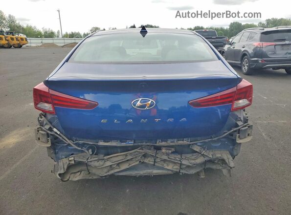5NPD84LF5LH571427 2020 HYUNDAI ELANTRA Blue Вид ззаду