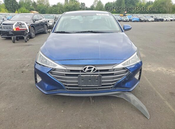 5NPD84LF5LH571427 2020 HYUNDAI ELANTRA Blue Вид спереду
