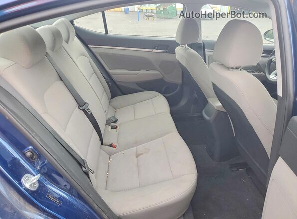 5NPD84LF5LH571427 2020 HYUNDAI ELANTRA Blue Вид задніх сидінь