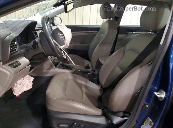 5NPD84LF5LH577552 2020 HYUNDAI ELANTRA Blue წინა სალონის ხედი