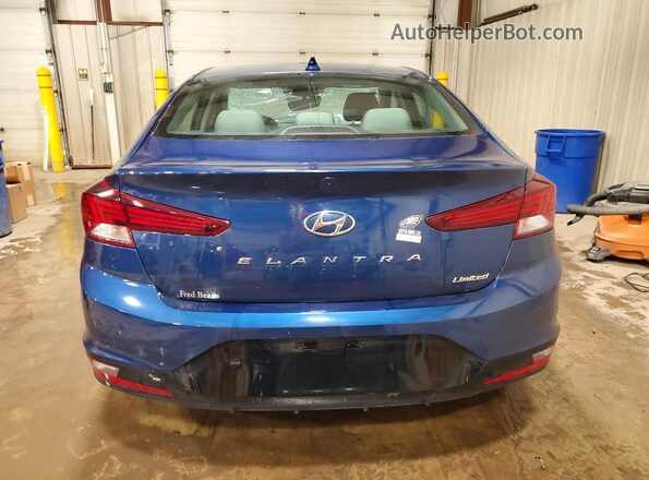 5NPD84LF5LH577552 2020 HYUNDAI ELANTRA Blue უკანა ხედი