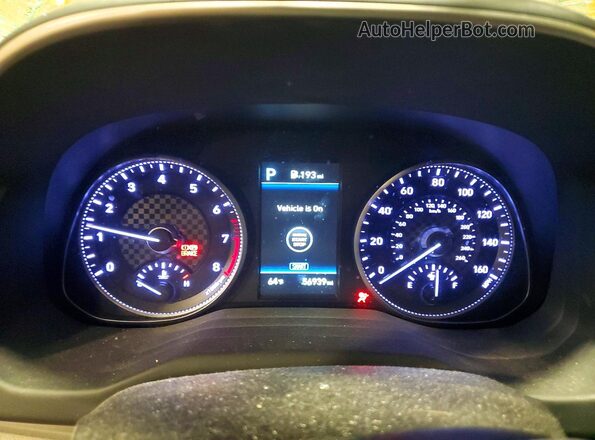 5NPD84LF5LH577552 2020 HYUNDAI ELANTRA Blue ხელსაწყოთა პანელის ხედი