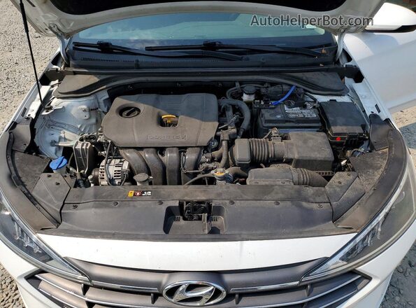 5NPD84LF5LH577616 2020 HYUNDAI ELANTRA White Rear interior view