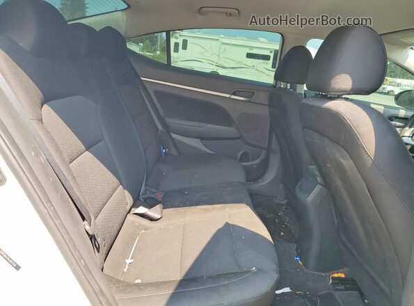 5NPD84LF5LH577616 2020 HYUNDAI ELANTRA White Rear seats view