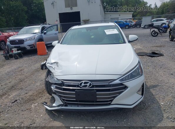 5NPD84LF5LH581584 2020 HYUNDAI ELANTRA White Սարքավորումների վահանակի տեսք