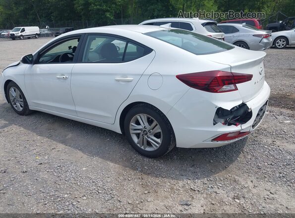 5NPD84LF5LH581584 2020 HYUNDAI ELANTRA White Հետևի ձախ
