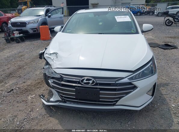 5NPD84LF5LH581584 2020 HYUNDAI ELANTRA White Դիմացի տեսք