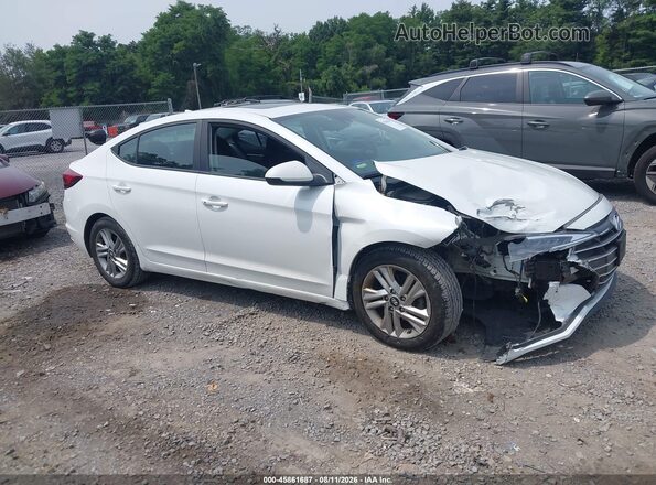 5NPD84LF5LH581584 2020 HYUNDAI ELANTRA White Սալոնի հետևի տեսք