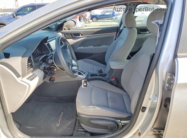 5NPD84LF5LH595906 2020 HYUNDAI ELANTRA Silver Vista interior delantera