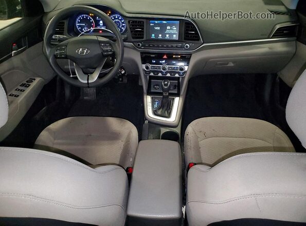 5NPD84LF5LH601249 2020 HYUNDAI ELANTRA Black Widok deski rozdzielczej