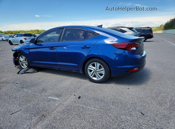 5NPD84LF5LH612753 2020 HYUNDAI ELANTRA Blue Tył lewy
