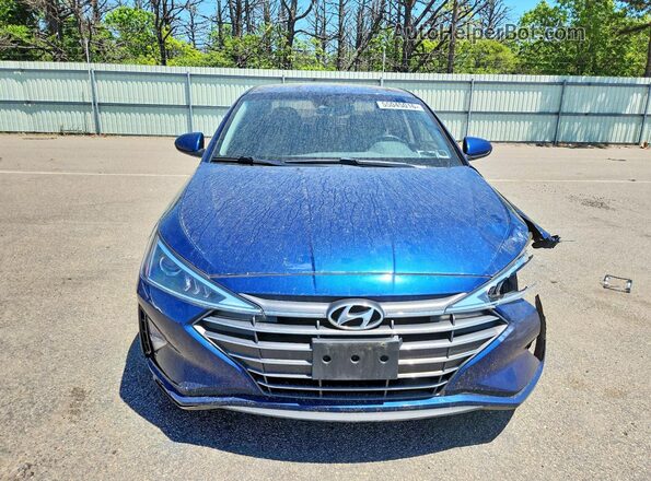 5NPD84LF5LH612753 2020 HYUNDAI ELANTRA Blue Widok z przodu