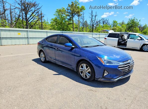 5NPD84LF5LH612753 2020 HYUNDAI ELANTRA Blue Przód prawy