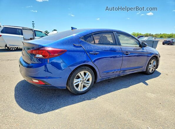 5NPD84LF5LH612753 2020 HYUNDAI ELANTRA Blue Tył prawy