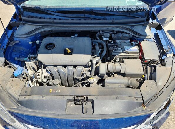 5NPD84LF5LH612753 2020 HYUNDAI ELANTRA Blue Widok wnętrza z tyłu