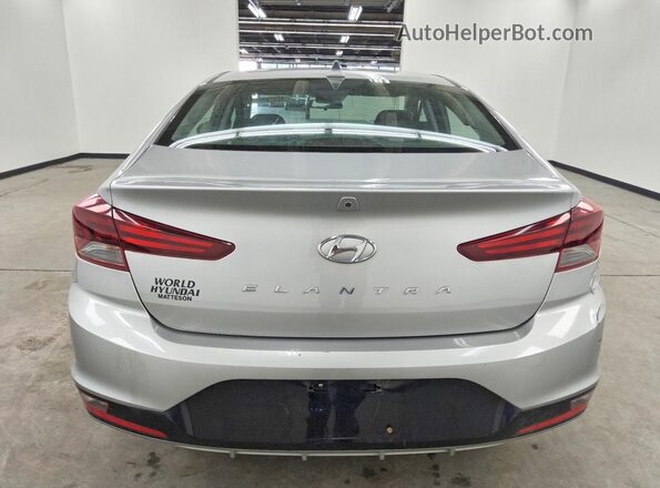 5NPD84LF5LH630248 2020 HYUNDAI ELANTRA Silver Rear view