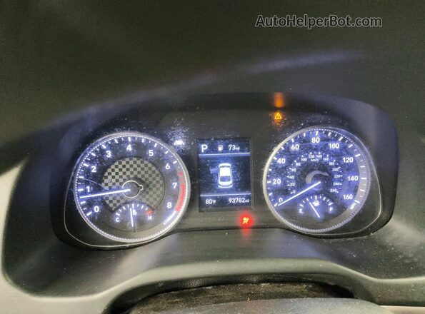 5NPD84LF5LH630248 2020 HYUNDAI ELANTRA Silver Instrument cluster view